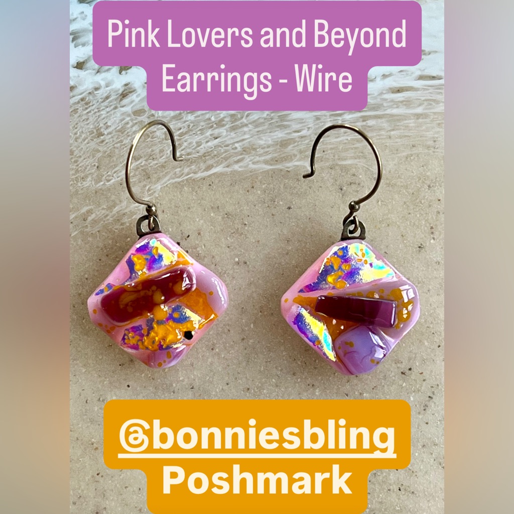 Bonnie’s Bling One Of A Kind Fused Glass Jewelry And Accessories To Wear.